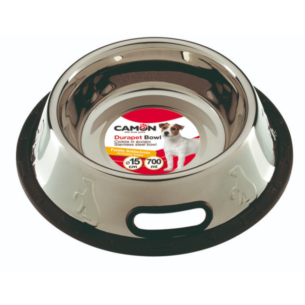 Camon Anti-Spill Steel Bowl