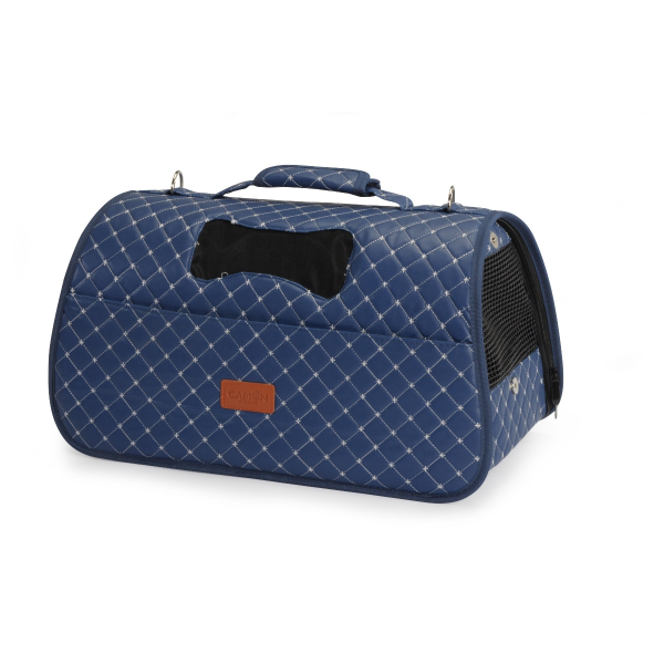 Camon Quilted Pet Bag- Blue