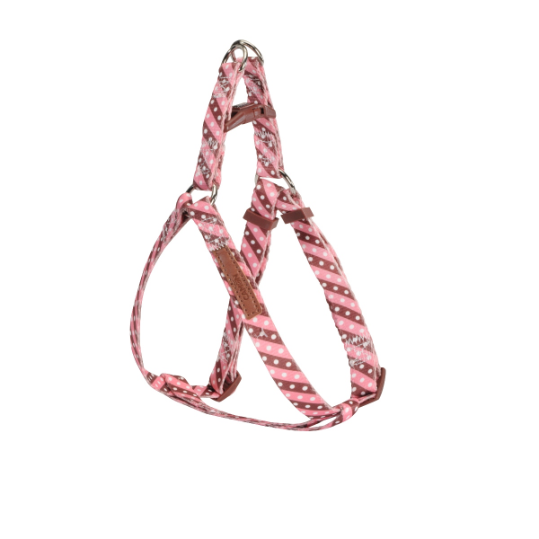 Camon Adjustable Harness-Onetouch-Twill Dot Pink