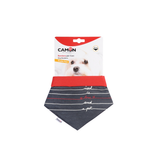 Camon Reversible Bandana - Love/All You Need - 100cm