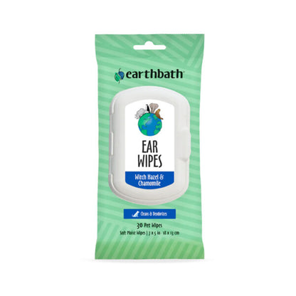 Earthbath Ear Wipes (Witch Hazel & Chamomile) – 30 Wipes