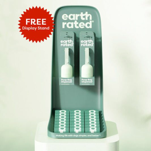 Earth Rated Display with 21 Rolls & 6 Dispensers