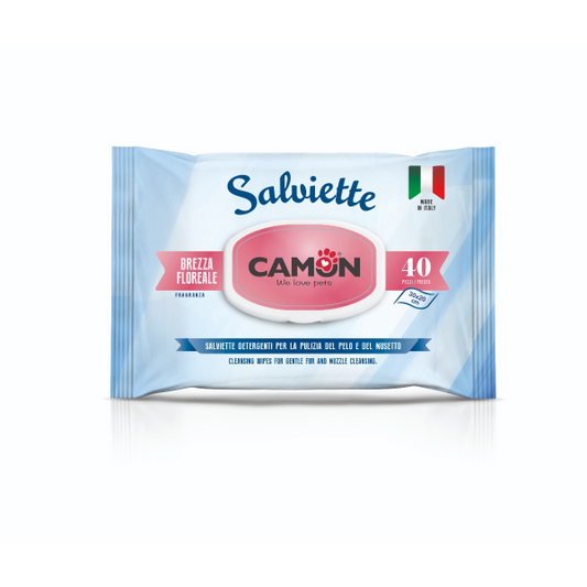 Camon Cleaning Wipes with Floral Breeze (40Pcs)