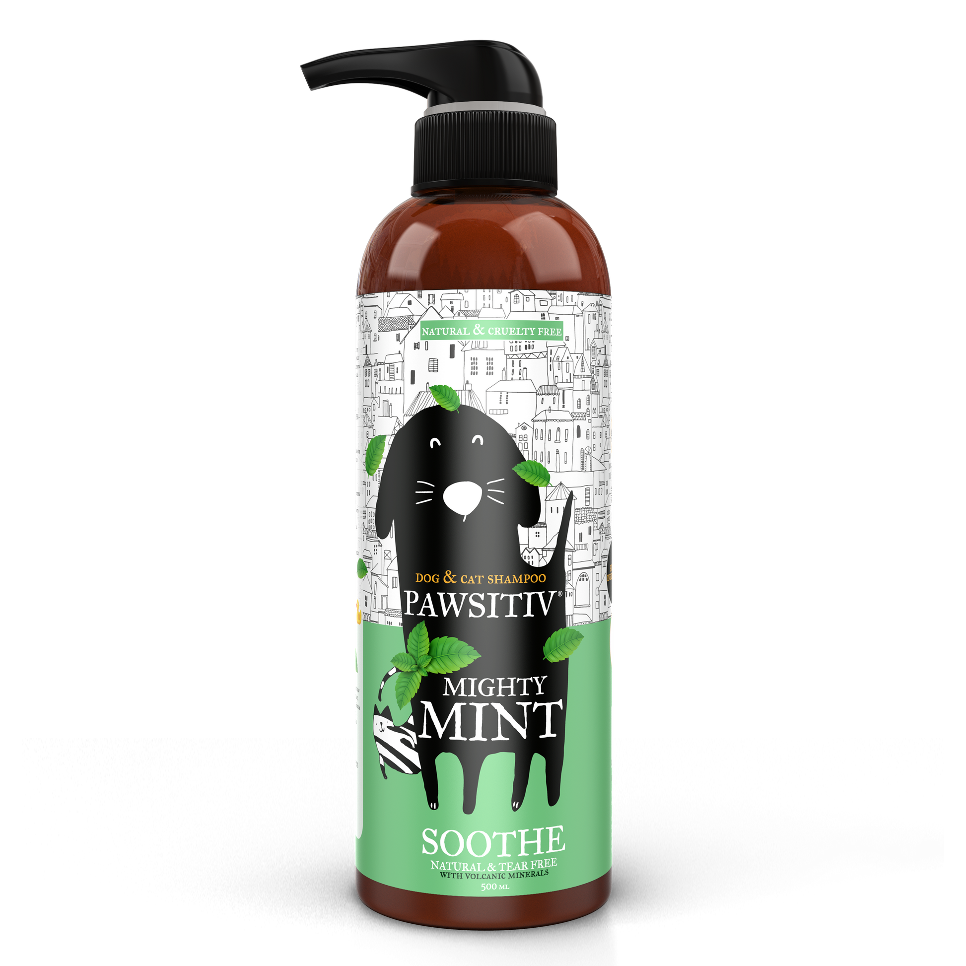 Pawsitiv Natural Soothing Shampoo Mint (Dry & Itchy Skin)
