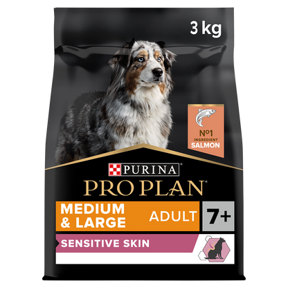 PURINA® Pro Plan® Medium and Large Adult 7+ Sensitive Skin Salmon Dry Dog Food
