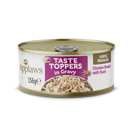 Applaws Taste Topper In Gravy Chicken with Duck for Dogs, 156G