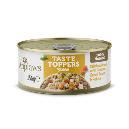 Applaws Taste Topper In Stew Chicken with Vegetables for Dogs, 156G