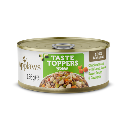 Applaws Taste Topper In Stew Chicken with Lamb & Vegetables for Dogs, 156G