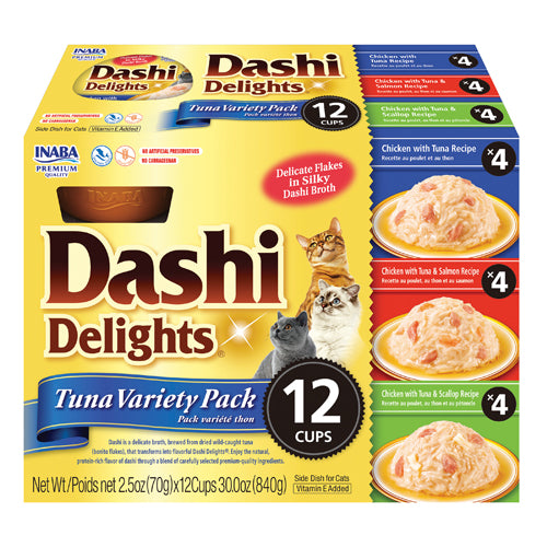Inaba Dashi Delight Tuna Variety 12PCS/PK