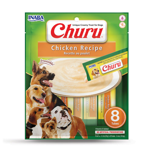 Inaba Dog Churu Chicken Recipe 8PCS/PK