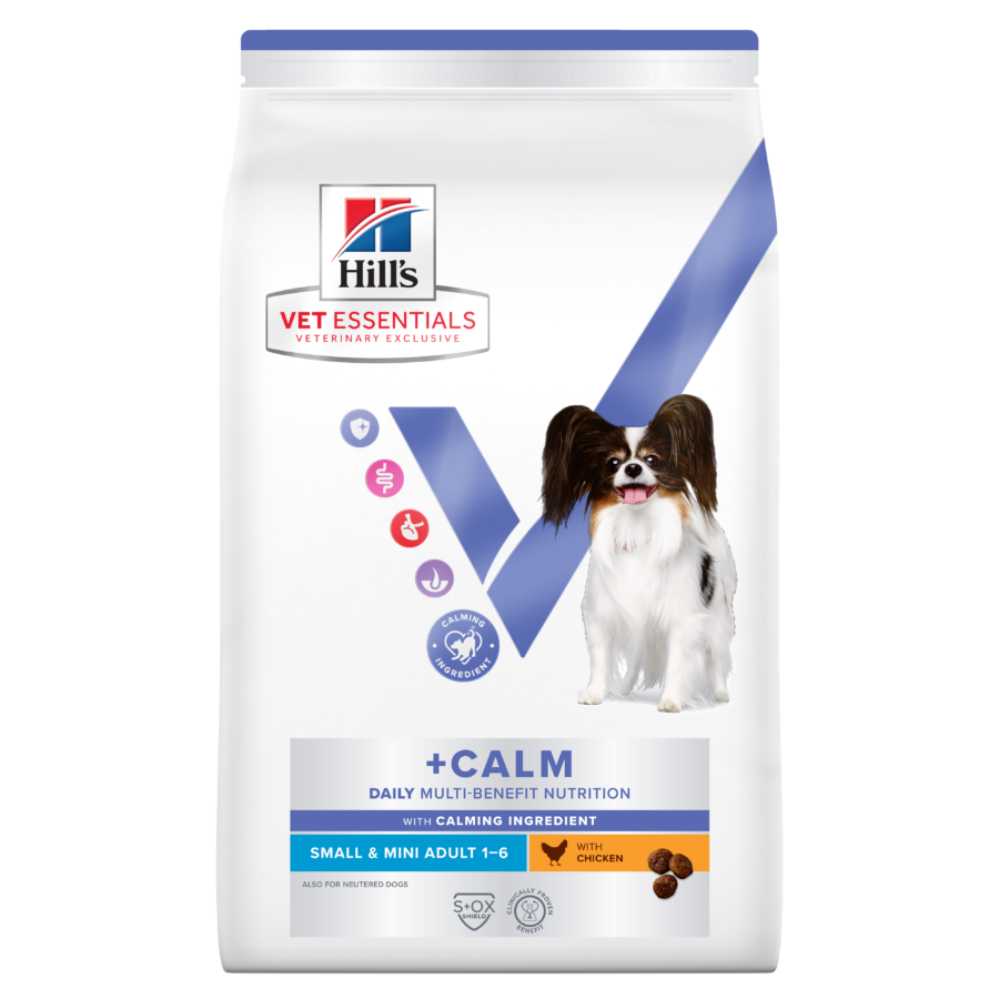 Hill’s Vet Essentials Multi-Benefit + Calm Small and Mini Adult Dry Dog Food with Chicken