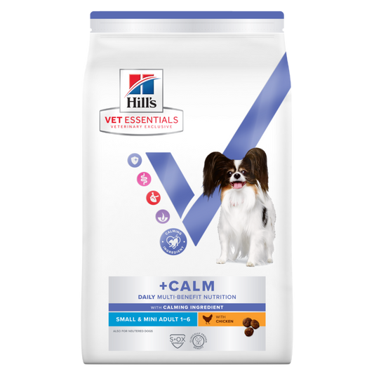 Hill’s Vet Essentials Multi-Benefit + Calm Small and Mini Adult Dry Dog Food with Chicken