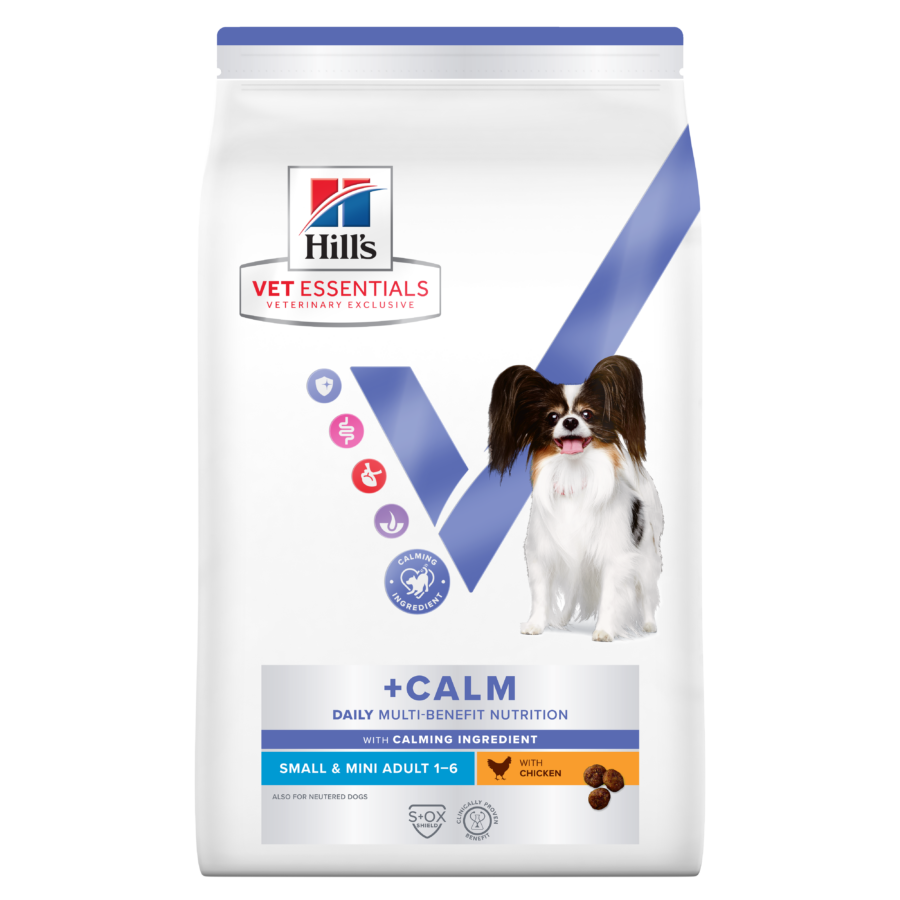 Hill’s Vet Essentials Multi-Benefit + Calm Small and Mini Adult Dry Dog Food with Chicken 