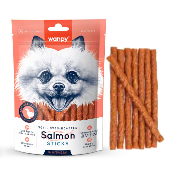 Wanpy Salmon Sticks 100g