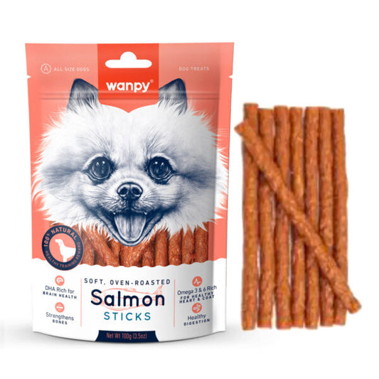 Wanpy Salmon Sticks 100g