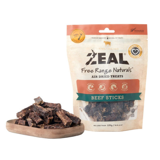 Zeal Beef Sticks 125g