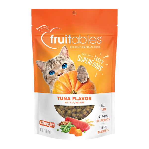 Fruitables Tuna Flavor with Pumpkin Cat Treats, 70g