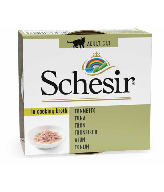 Schesir Cat Can Tuna in Broth, 70g