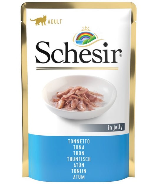 Schesir Cat Pouch Tuna for Adult in Jelly, 85g