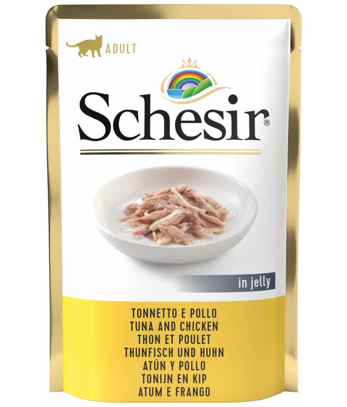 Schesir Cat Pouch Tuna With Chicken in Jelly, 85g