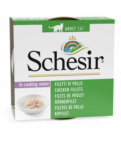 Schesir Cat Can Chicken Fillets Natural Style, 85g