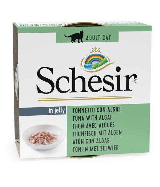Schesir Cat Can Tuna With Algae in Jelly, 85g