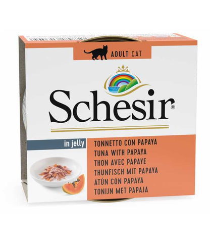 Schesir Cat Can Tuna With Papaya in Jelly, 75g