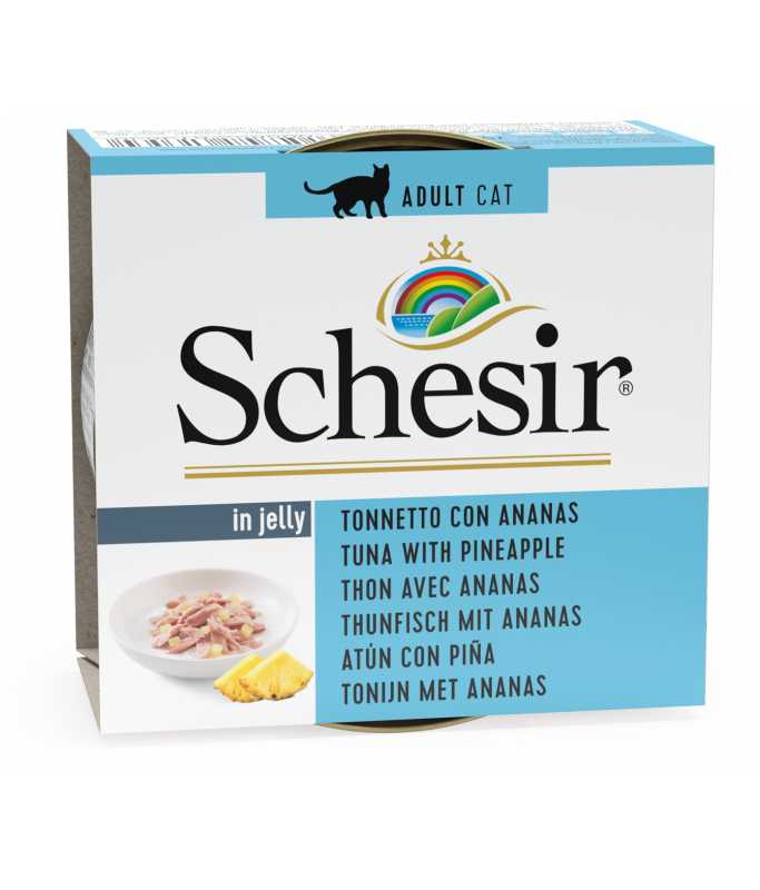 Schesir Cat Can Tuna With Pineapple in Jelly, 75g