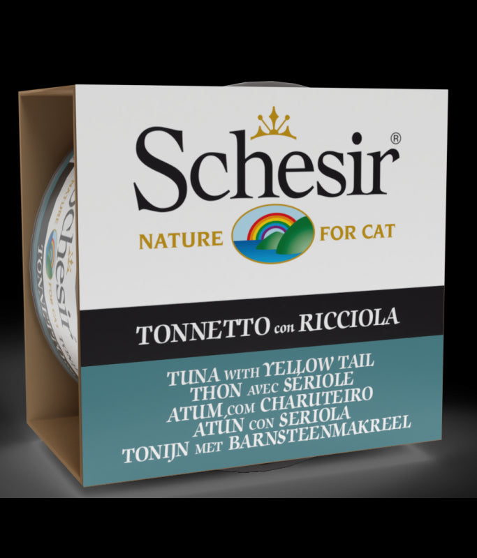 Schesir Cat Can Tuna With Yellow Tail in Jelly, 85g