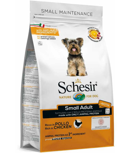 Schesir Small Adult Maintenance with Chicken Dry Dog Food