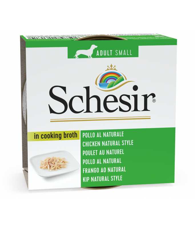 Schesir Dog Wet Food Can Chicken Natural Style, 85g