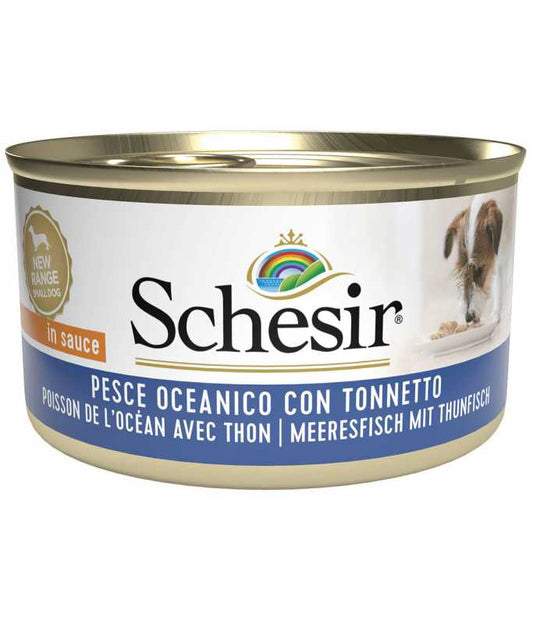 Schesir Dog Wet Food Can Ocean Fish with Tuna, 85g
