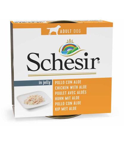 Schesir Dog Wet Food Chicken Fillets With Aloe, 150g