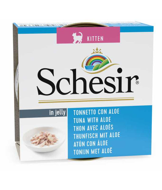 Schesir Kitten Can Tuna With Aloe in Jelly, 85g