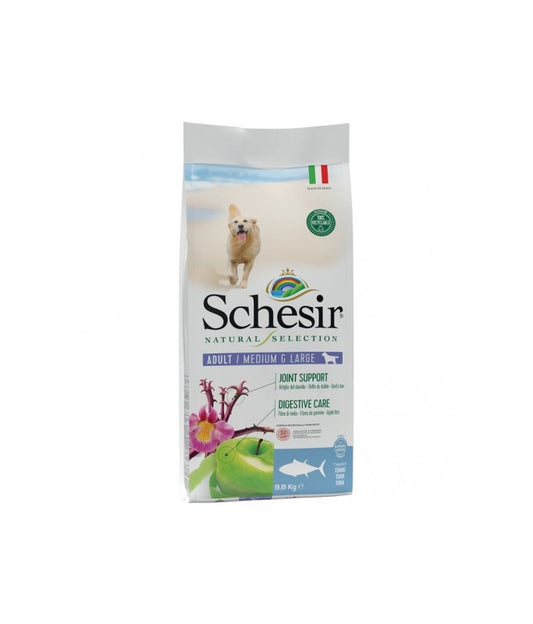 Schesir Natural Selection Adult Dog Dry Food For Medium & Large Dogs with Tuna