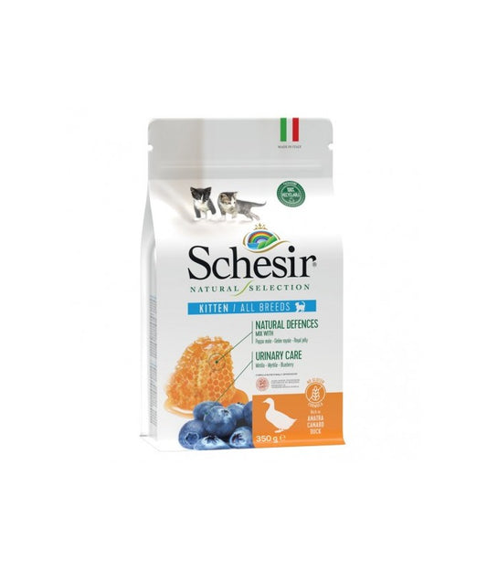 Schesir Natural Selection Kitten Dry Food with Duck