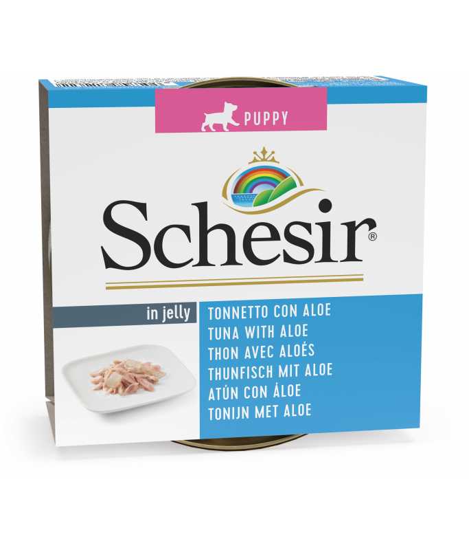 Schesir Puppy Wet Food Tuna with Aloe, 150g