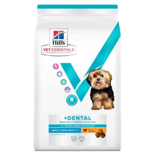 Hill’s Vet Essentials Multi-Benefit Adult 1+ Small and Mini Dental Dry Dog Food