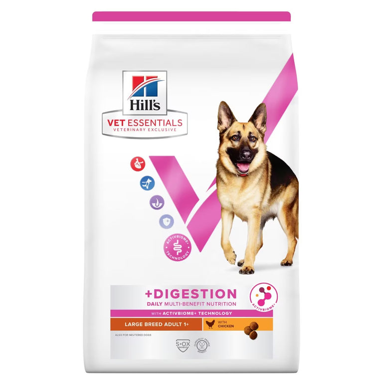 Hill’s Vet Essentials Multi-Benefit + Digestion Adult Large Breed Dry Dog Food with Chicken 