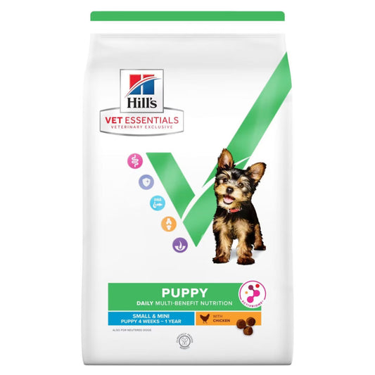 Hill’s Vet Essentials Multi-Benefit Small & Mini Puppy Dry Food with Chicken