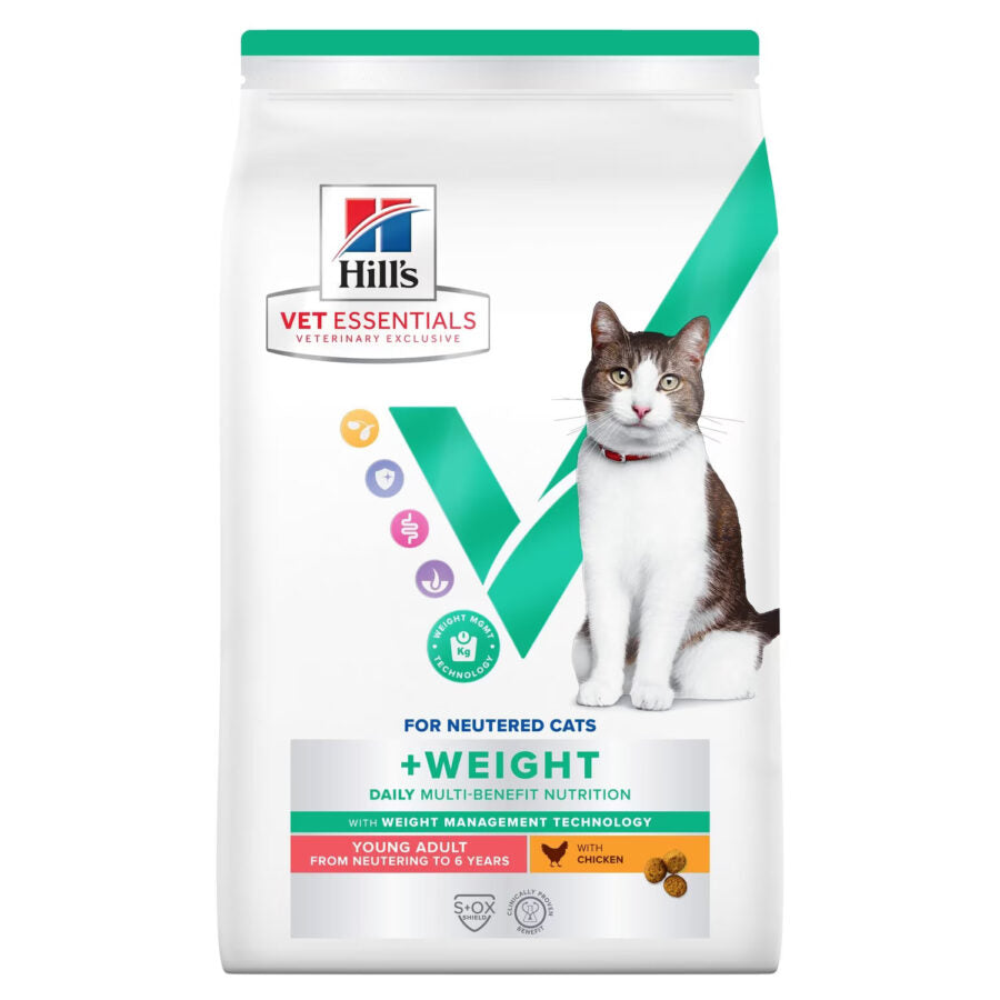 Hill’s Vet Essentials Multi-Benefit + Weight Young Adult Dry Cat Food 